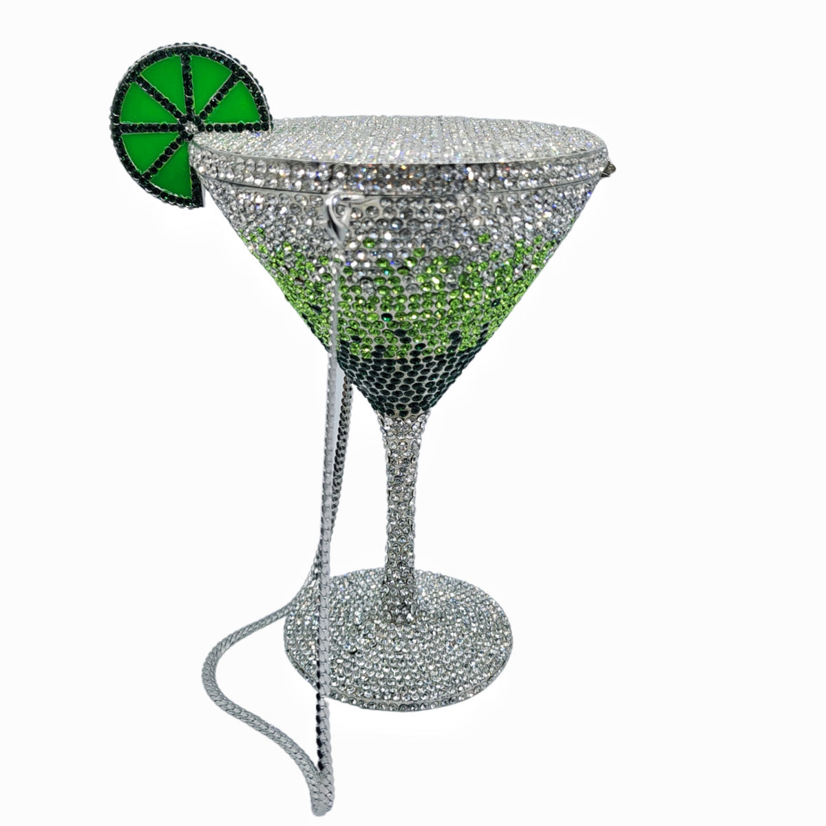 Diamond Studded Cocktail Cup Clutch