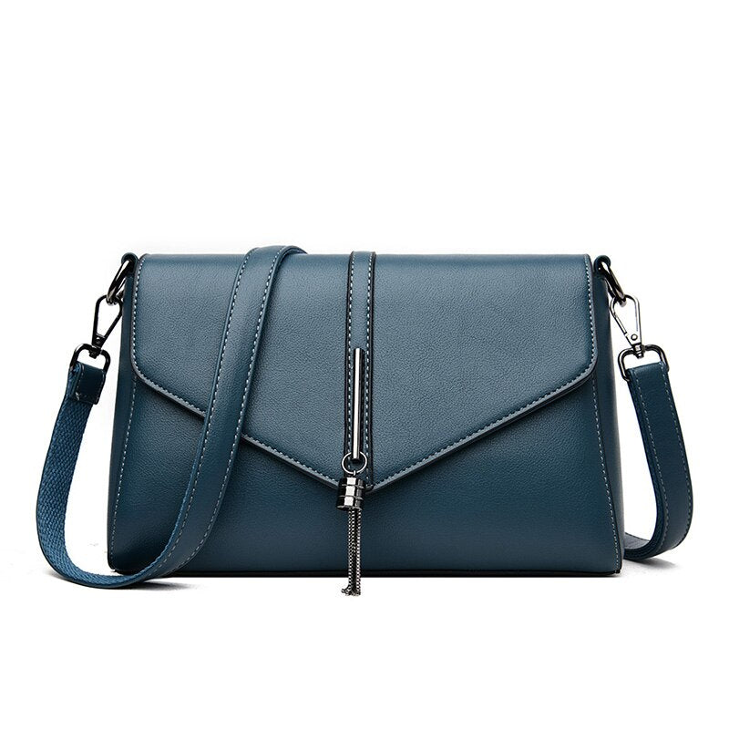 Multi-Color Leather Crossbody