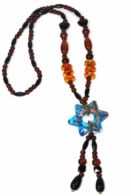 Star Drop Shimmer Necklace
