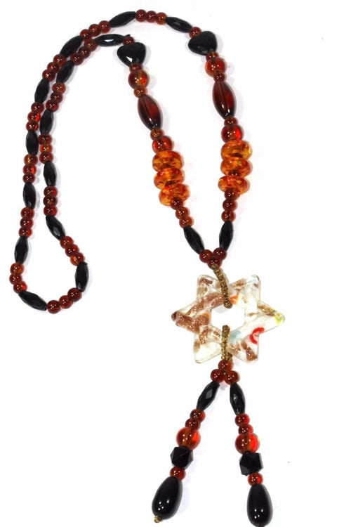 Star Drop Shimmer Necklace