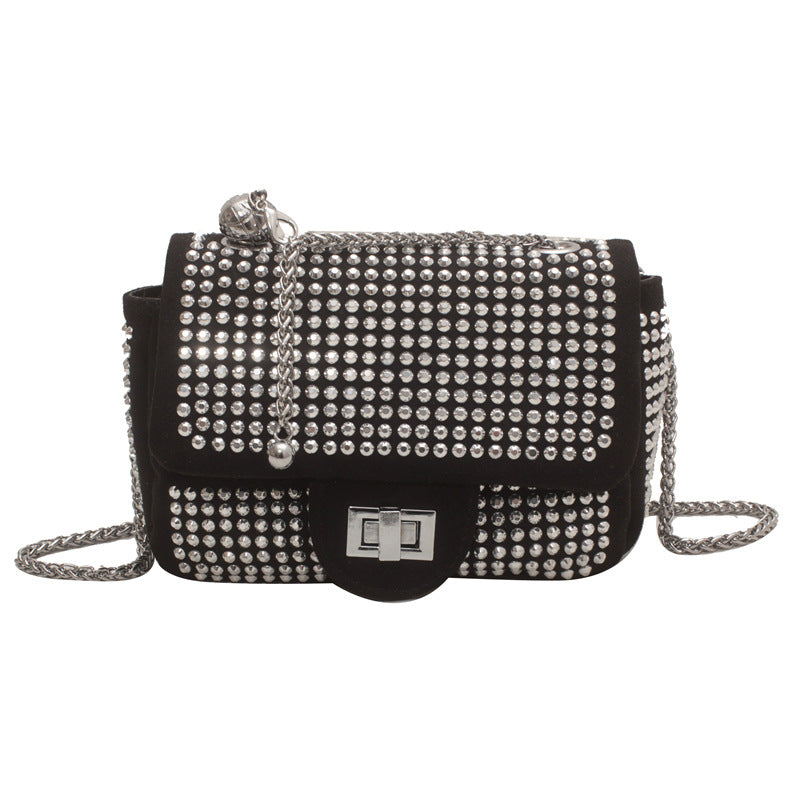Diamond Chain Small Square Bag