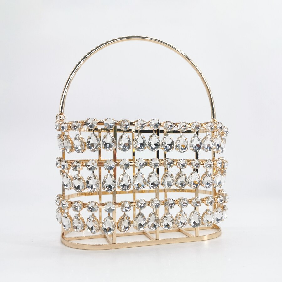 Crystal Velvet Evening Clutch
