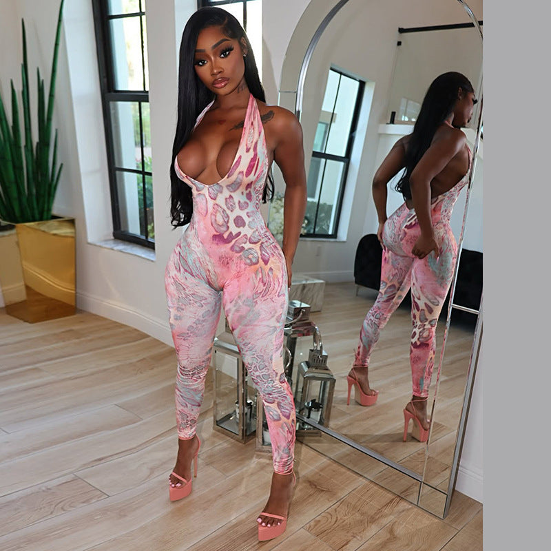 Wild Thang Leopard Jumpsuit