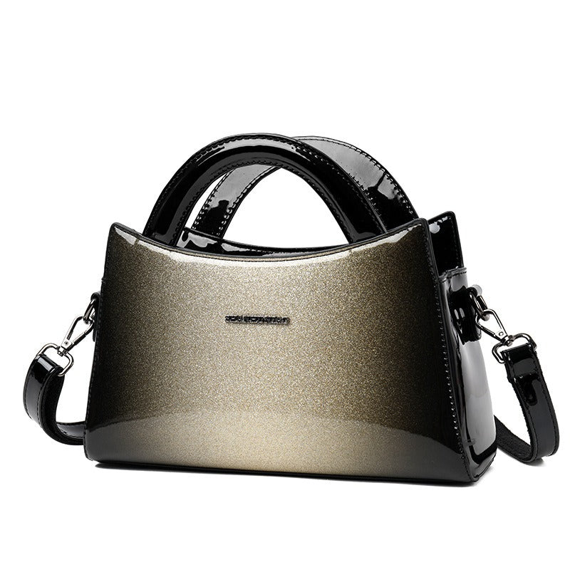 Smooth Leather Shoulder Bag