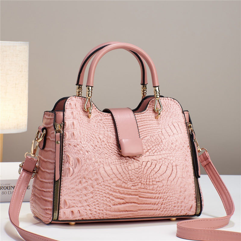 Croc Pattern Large Capacity Tote