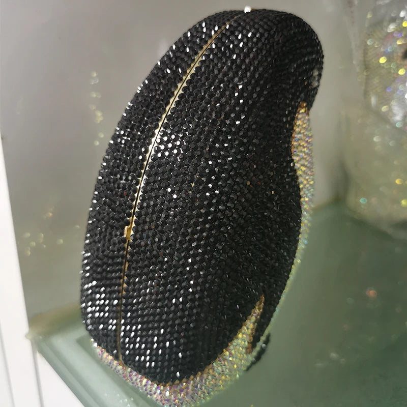 Black Diamond Animal Evening Bag