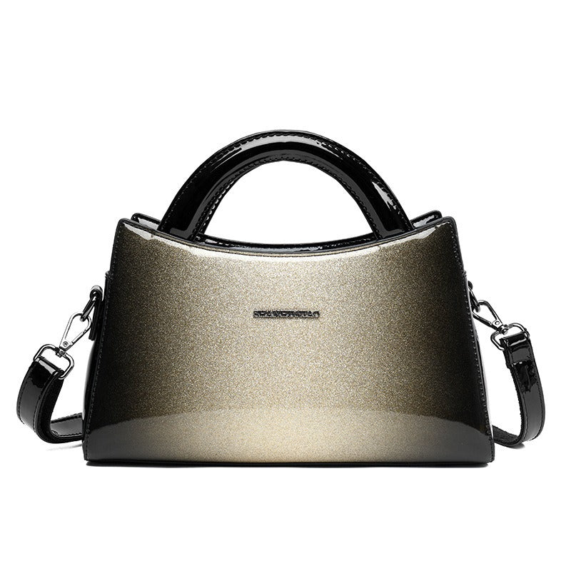 Smooth Leather Shoulder Bag