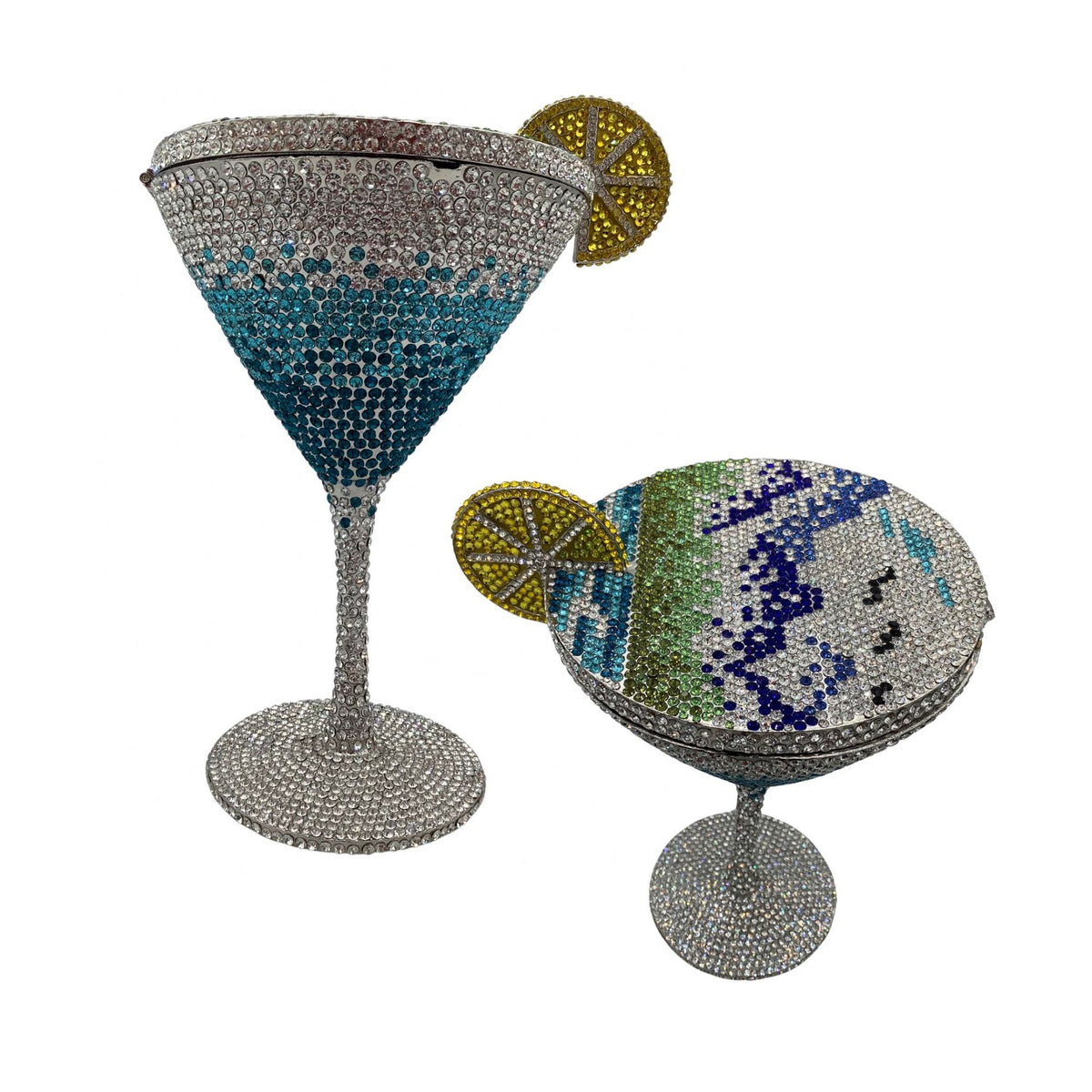 Diamond Studded Cocktail Cup Clutch