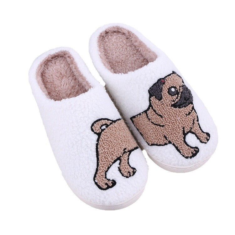 Cute Cartoon Plush Cotton Slippers