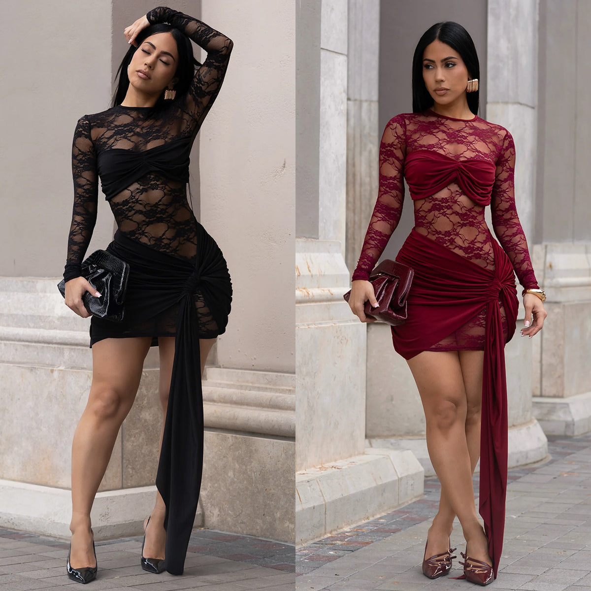 Peek-a-Babe Lace Dress