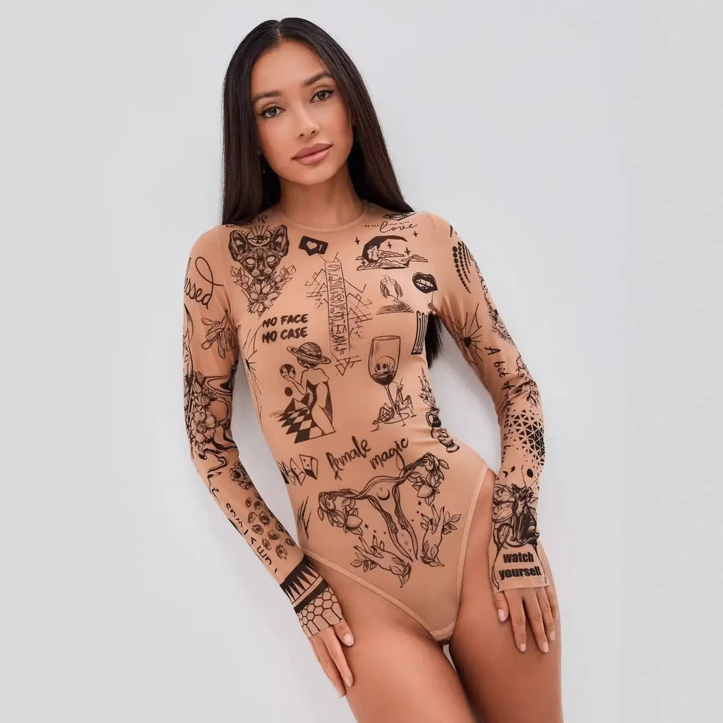 Tattooed Heart Bodysuit