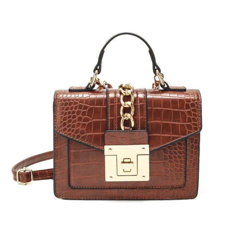 Alligator Chain Envelope Bag