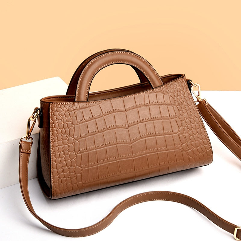 Embossed Luxury Shoulder Bag
