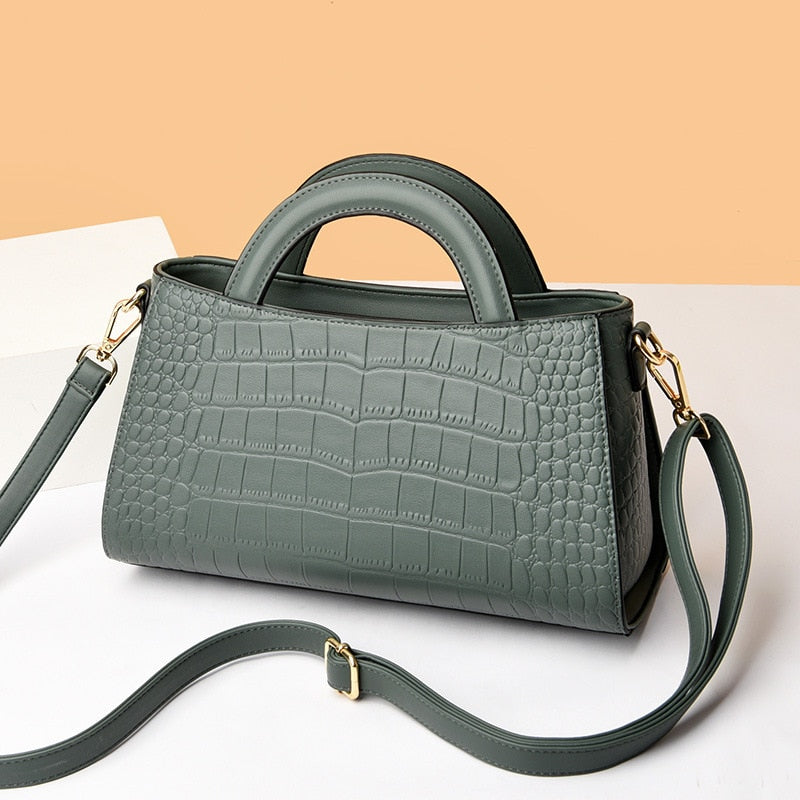 Embossed Luxury Shoulder Bag