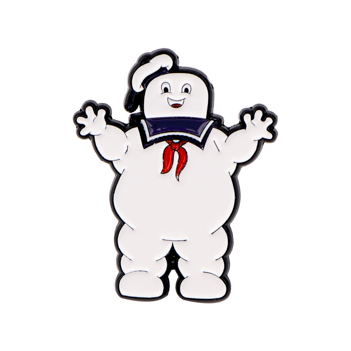 Character cartoon letter brooch badge pin alloy chest badge