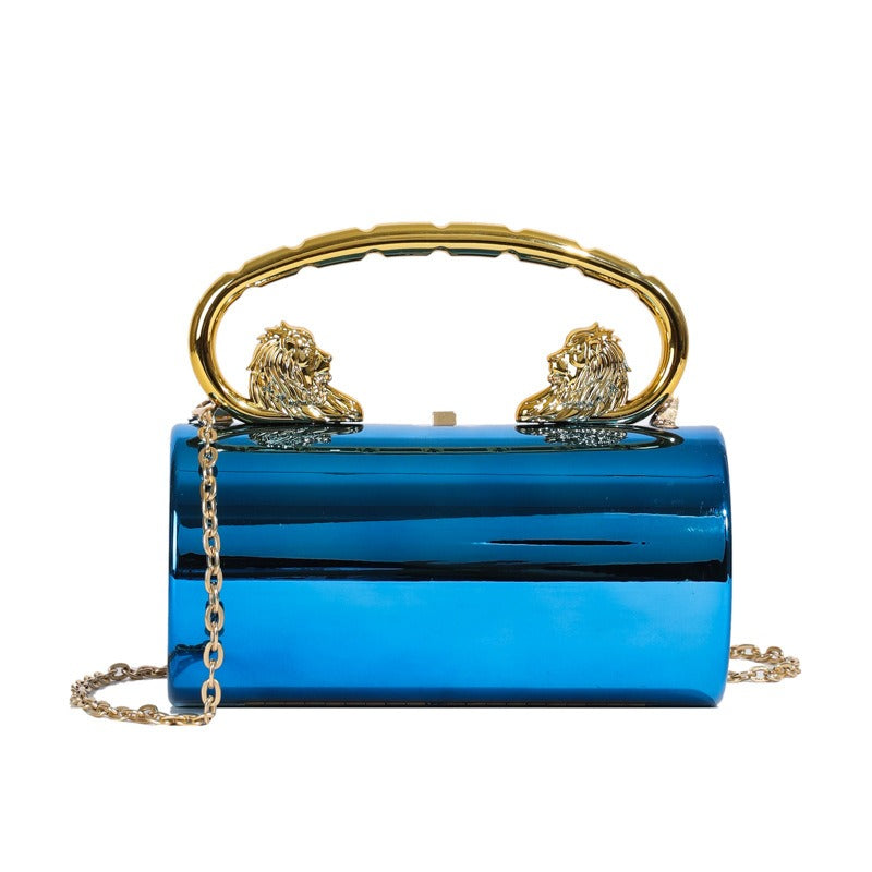 Solid Color Acrylic Chain Crossbody Bag