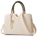 Embroidered Top-Handle Bag