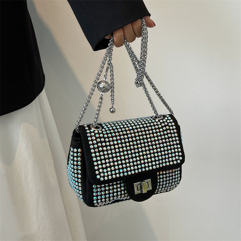Diamond Chain Small Square Bag