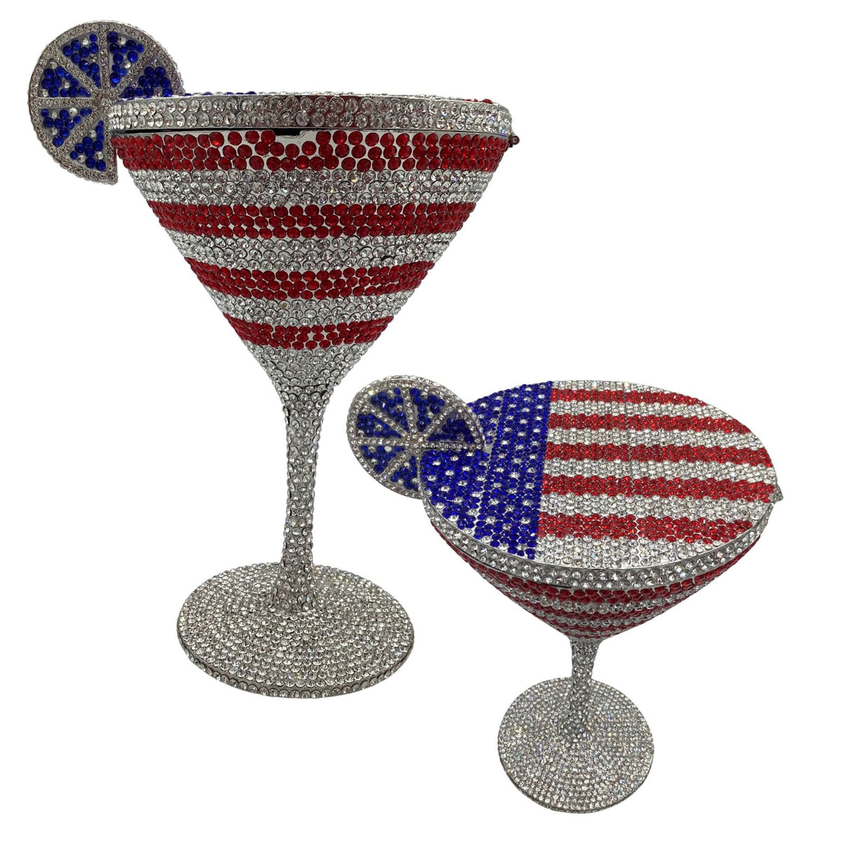 Diamond Studded Cocktail Cup Clutch