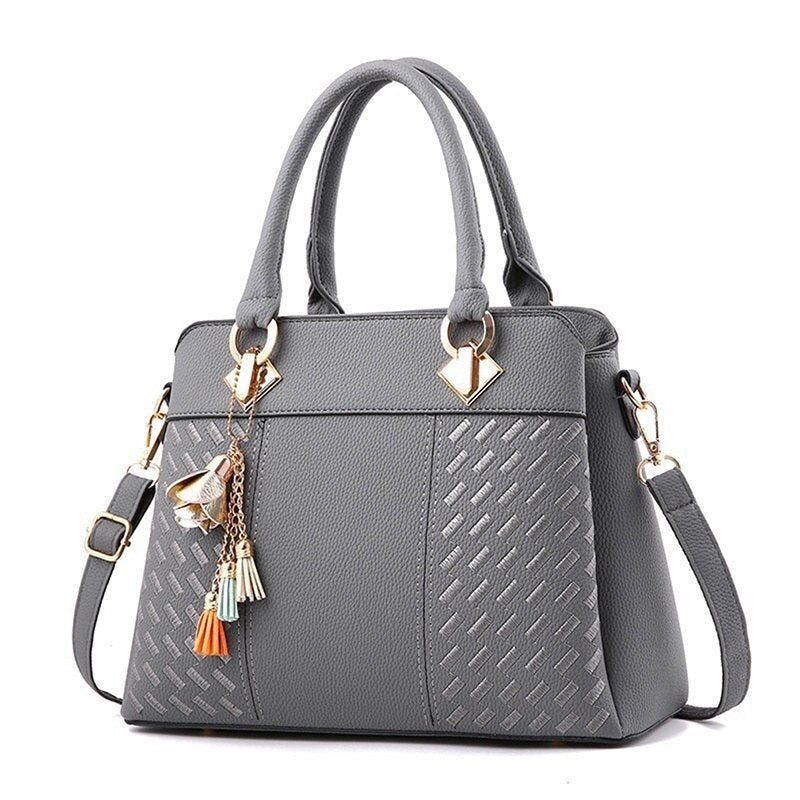 Classic Leather Shoulder Bag