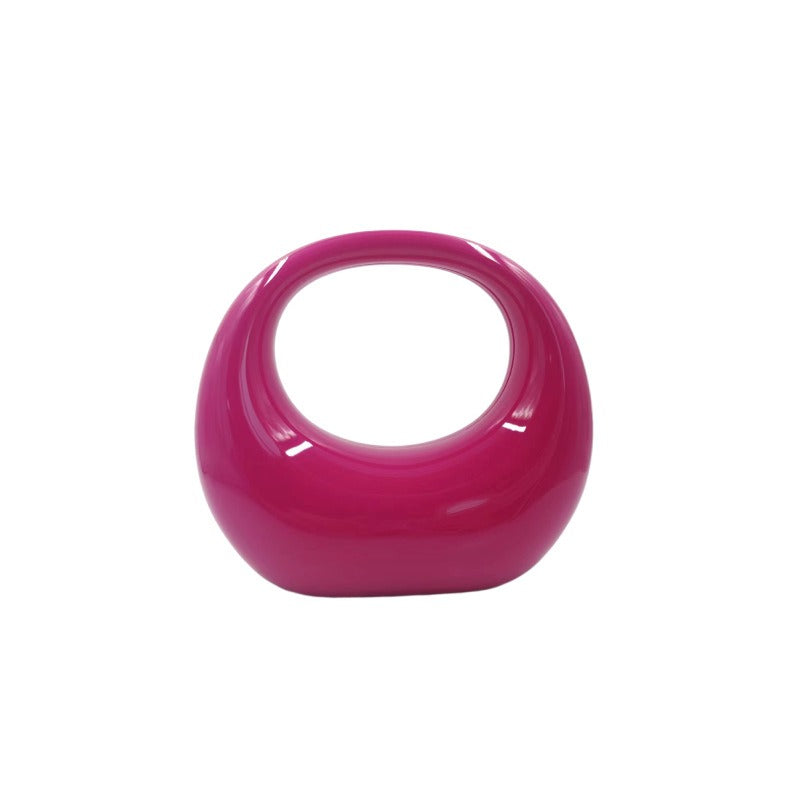 Crescent Acrylic Celebrity Evening Bag