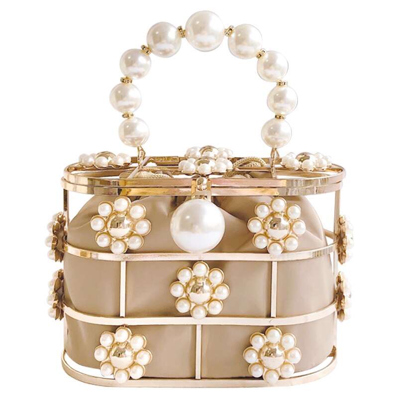 Leopard Diamond Basket Bag