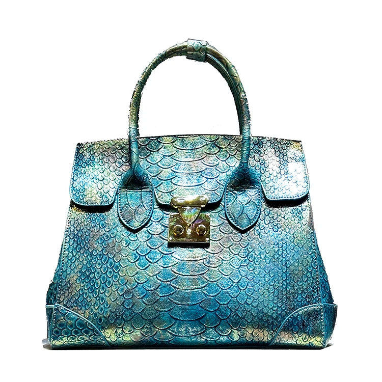 Snake Print Large Capacity Crossbody