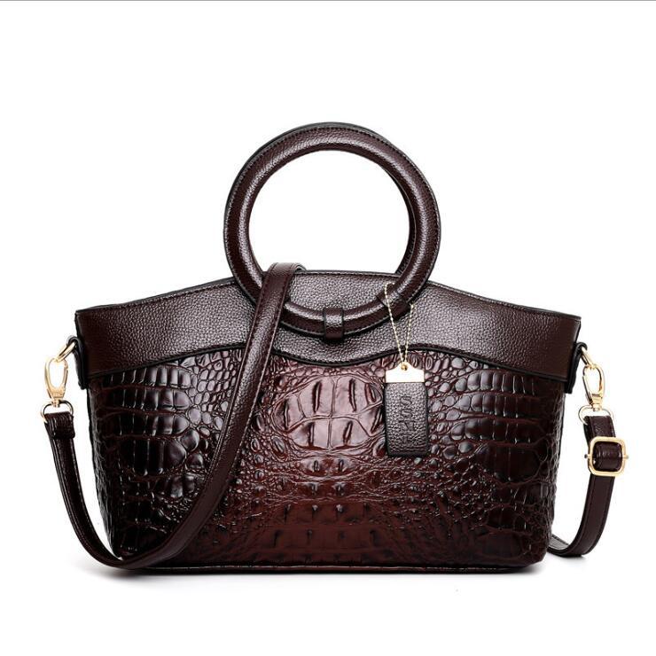 Ring Handle Crossbody Shoulder Bag