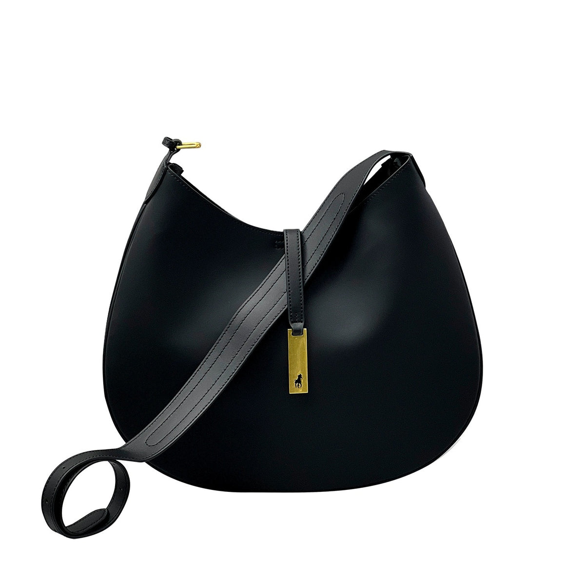 Ruched Leather Crossbody II