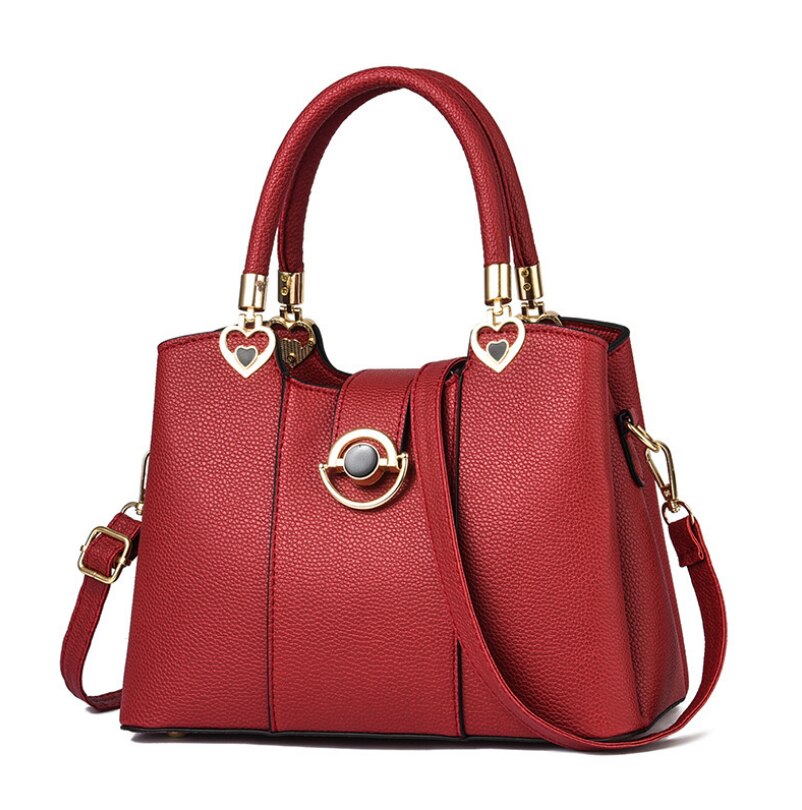 Classic Leather Shoulder Bag