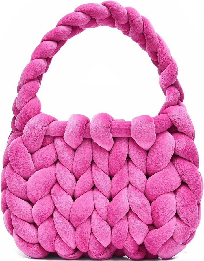 Crystal Velvet Woven Mailman Bag