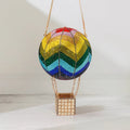 Hot Air Balloon Rhinestone Evening Bag
