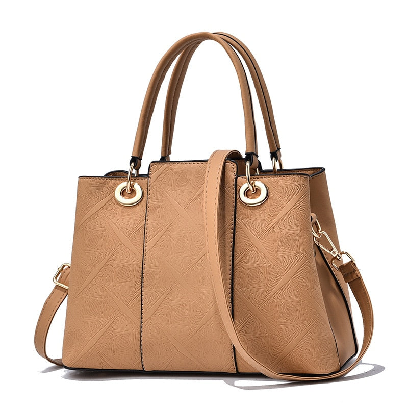 Vintage Top-Handle Leather Tote