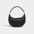 Half Moon Soft Leather Shoulder Bag