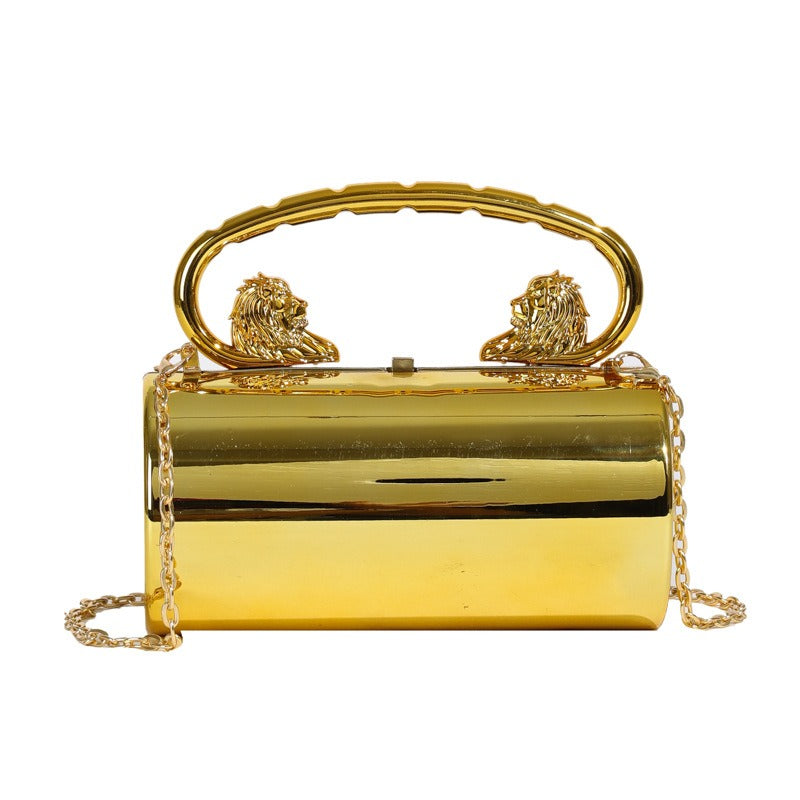 Solid Color Acrylic Chain Crossbody Bag