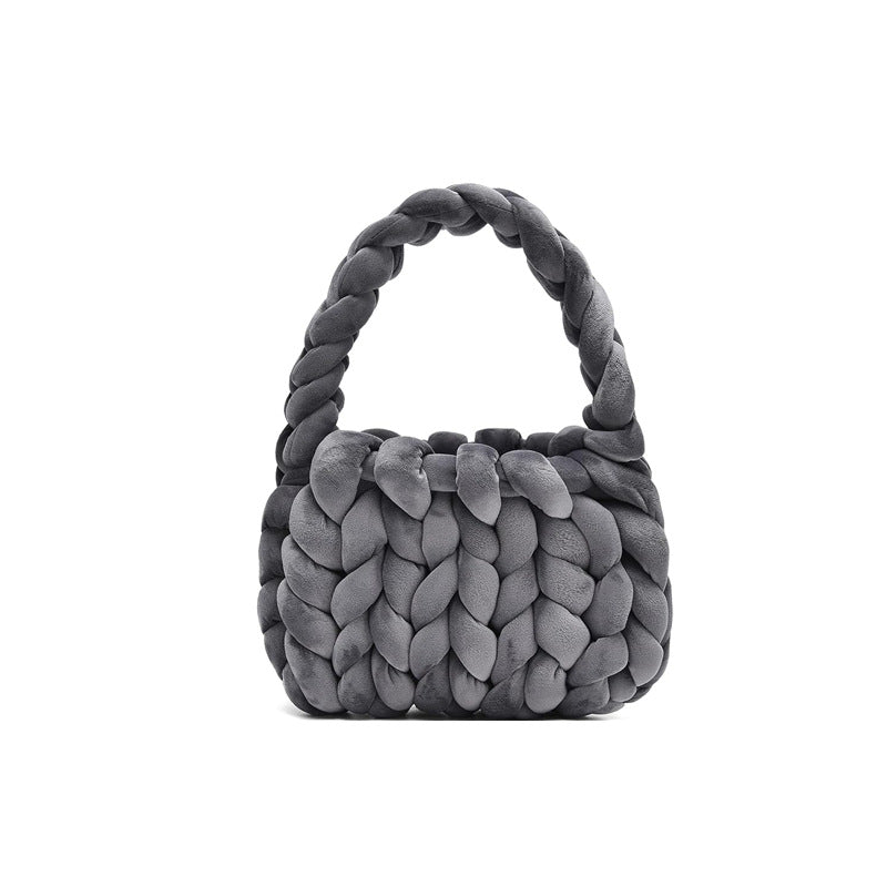 Crystal Velvet Woven Mailman Bag