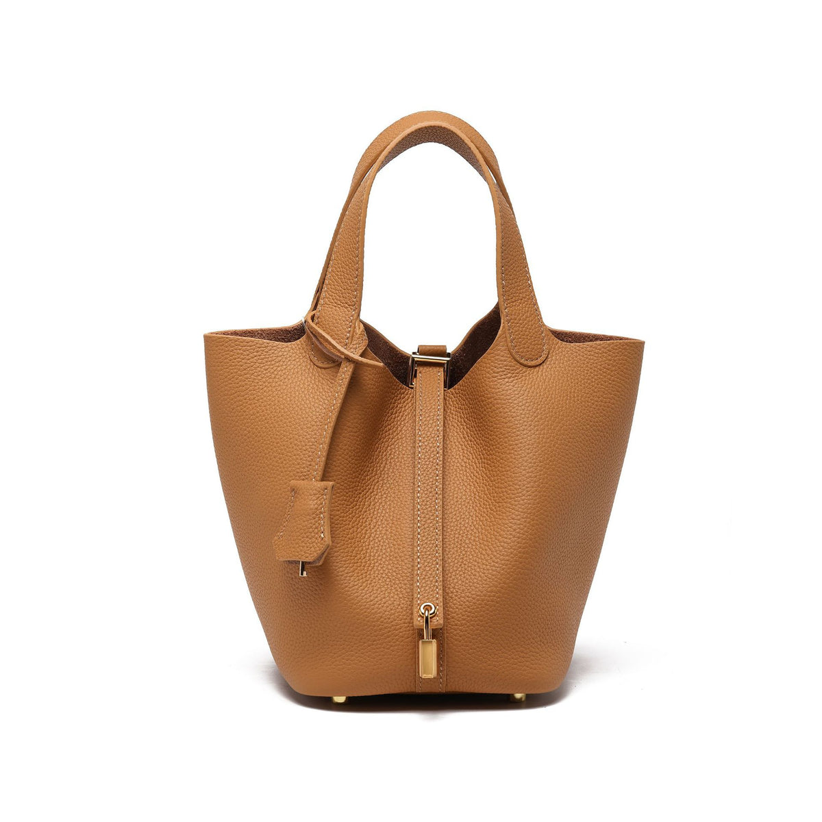 Genuine Leather Bucket Bag