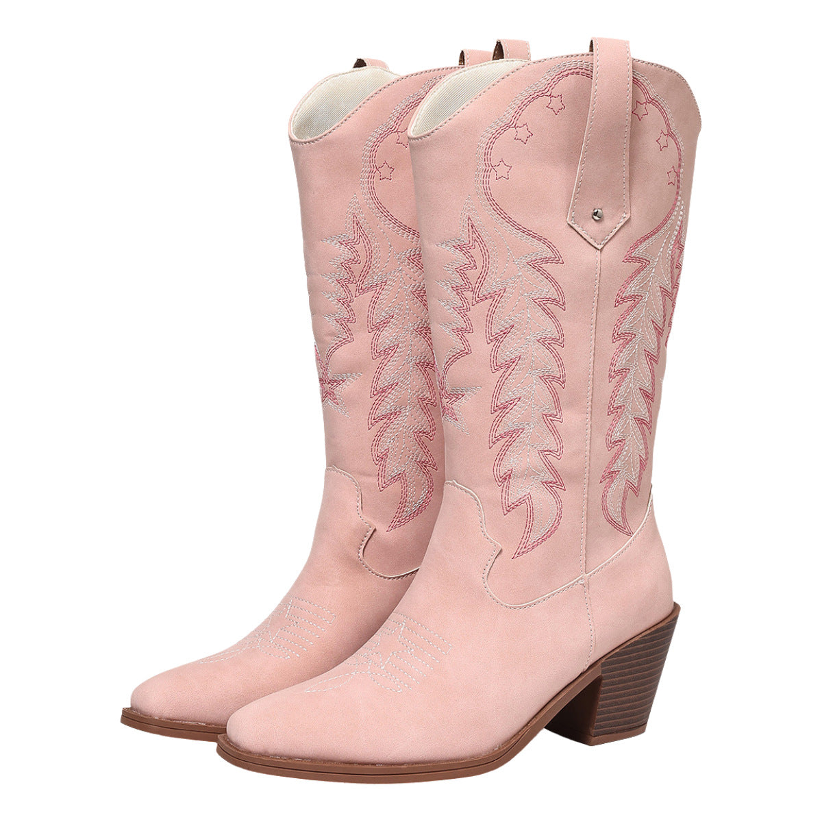 Slim Straight-Cut High Heel Knight Boots