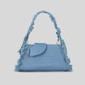 Denim Wide Strap Armpit Tote