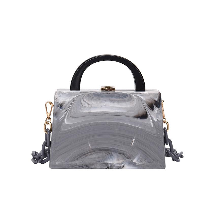 Acrylic Chain Evening Clutch