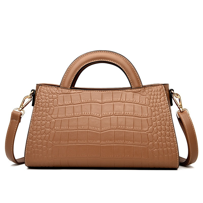 Embossed Luxury Shoulder Bag