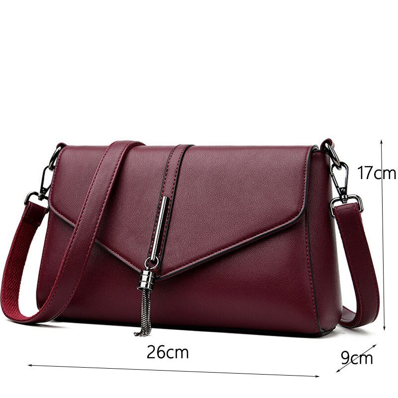 Multi-Color Leather Crossbody
