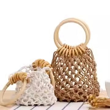 Handwoven Cotton Net Beach Tote