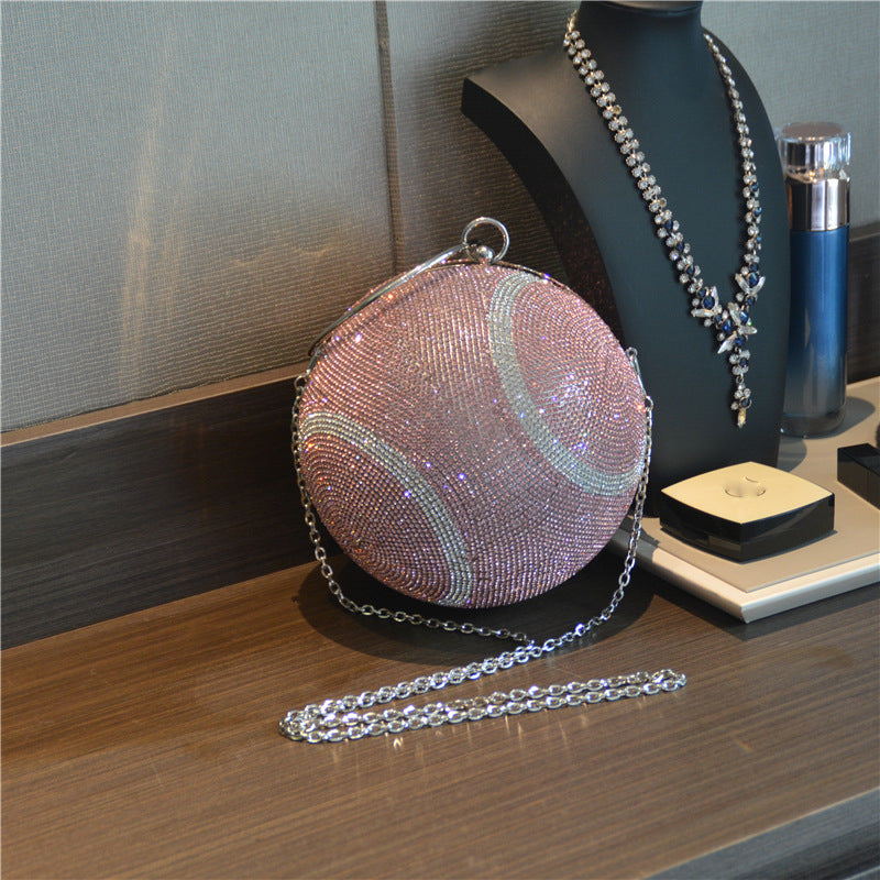 Rhinestone Ball Evening Bag