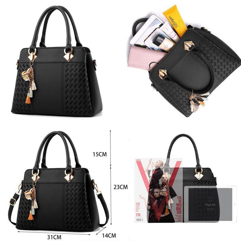Classic Leather Shoulder Bag