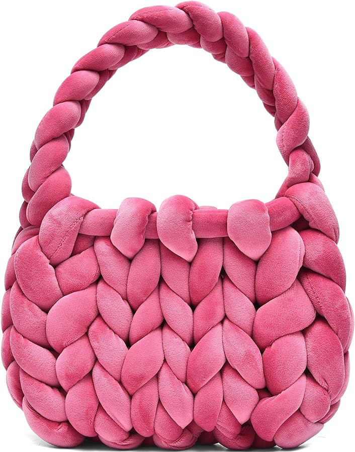 Crystal Velvet Woven Mailman Bag