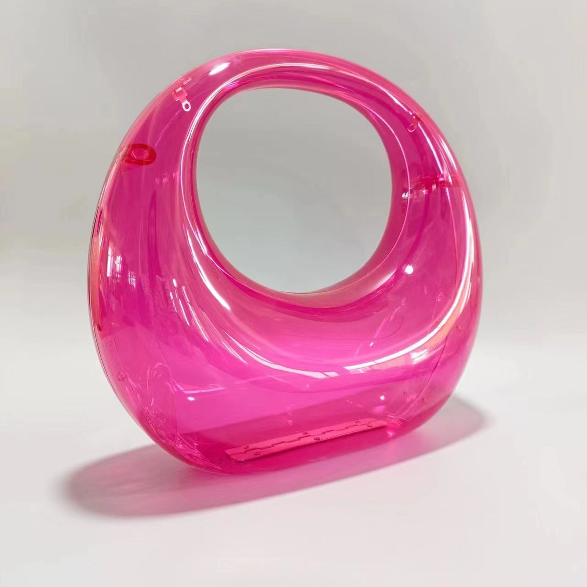 Crescent Acrylic Celebrity Evening Bag
