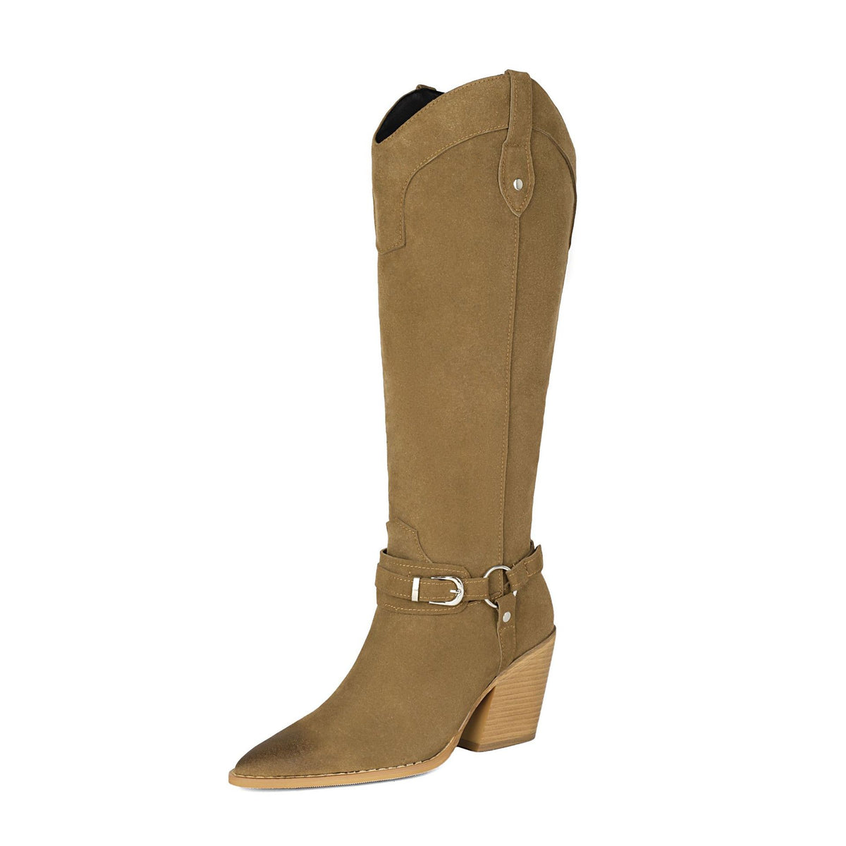 High Heel Thick Sole Western Boots