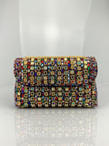 Rhinestone Brooch Evening Clutch