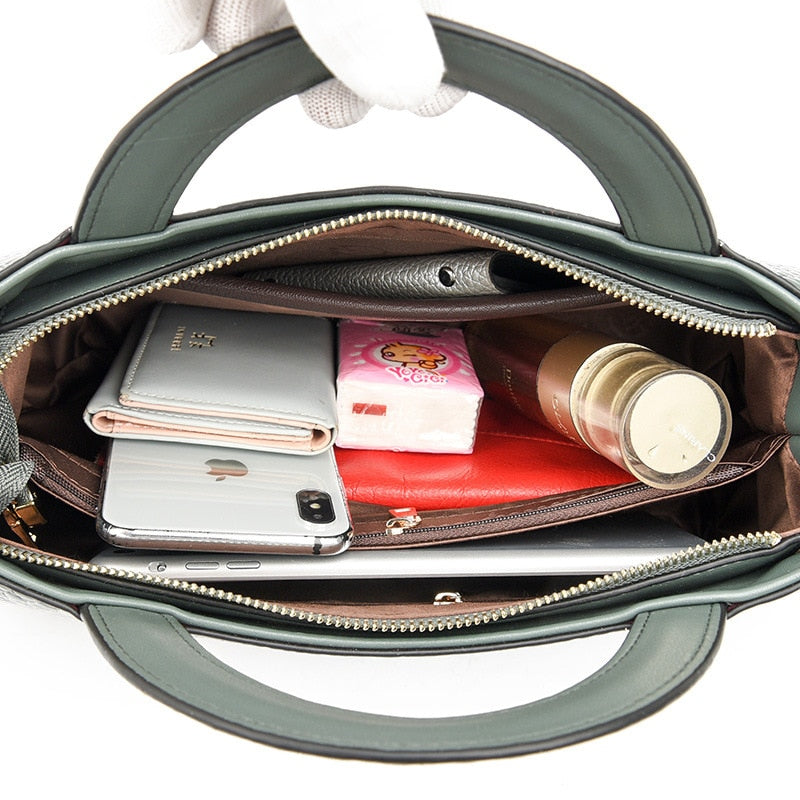 Embossed Luxury Shoulder Bag